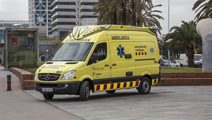 Ambulancia del Servicio de Emergencias Médicas de Barcelona