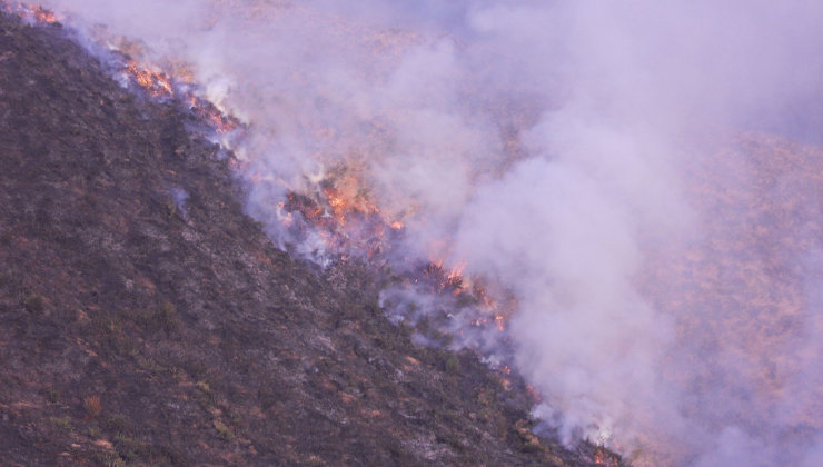 Imagen de archivo de un incendio