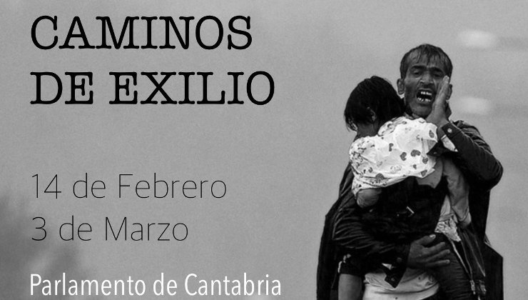 La exposición &#39;Caminos de exilio&#39; estará en el Parlamento de Cantabria hasta el 3 de marzo
