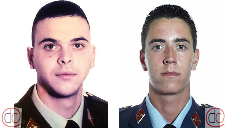 Miguel Ángel Calvo y David García, dos de los fallecidos en la tragedia del YAK 42