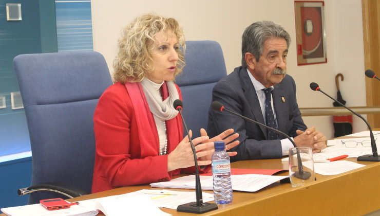 La vicepresidenta y el presidente de Cantabria, Eva Díaz Tezanos y Miguel Ángel Revilla