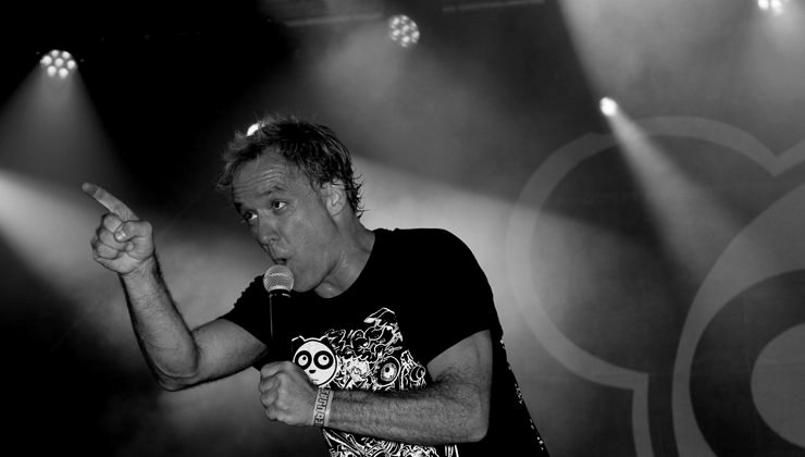 Aitor, cantante del grupo Lendakaris Muertos