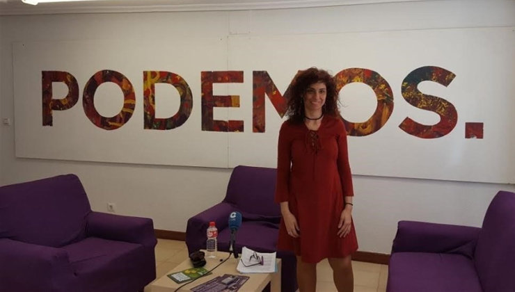 La diputada de Podemos, Rosana Alonso