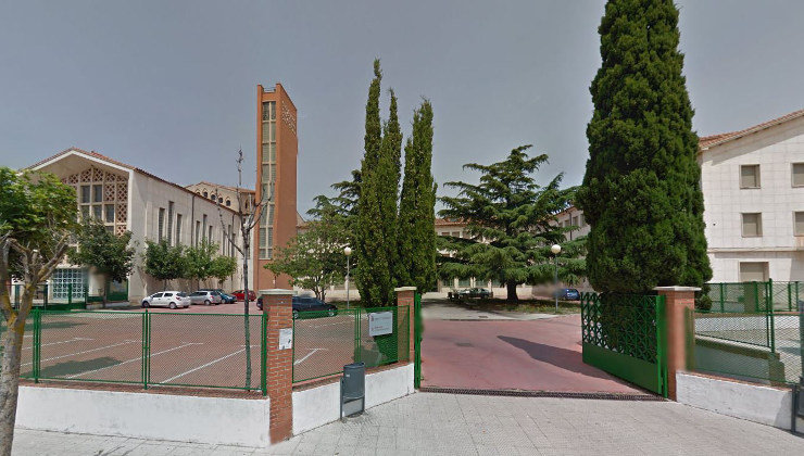 La agresión se ha producido a la entrada del instituto de Corella. Foto: Google Maps