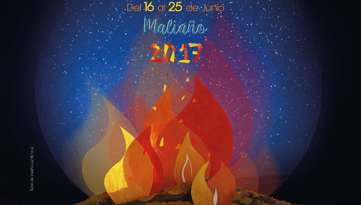 Detalle del cartel de las fiestas de San Juan de Camargo