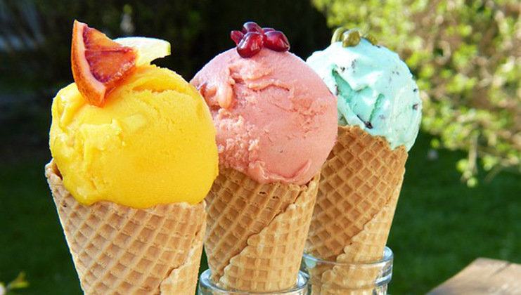 Los jóvenes han robado siete kilos de helados