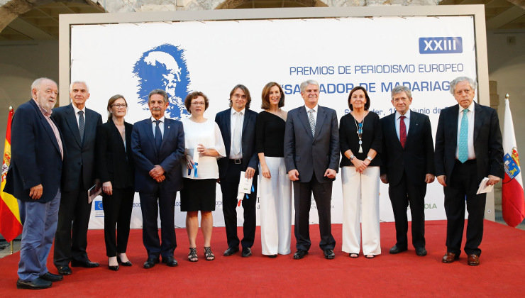 El Parlamento de Cantabria ha acogido los XXIII Premios de Periodismo Europeo &#39;Salvador de Madariaga&#39;