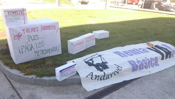 Andarivel se ha manifestado frente a la sede del ICASS