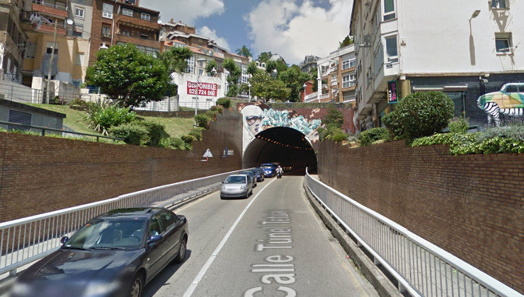 Boca de entrada del Tunel de Tetuán