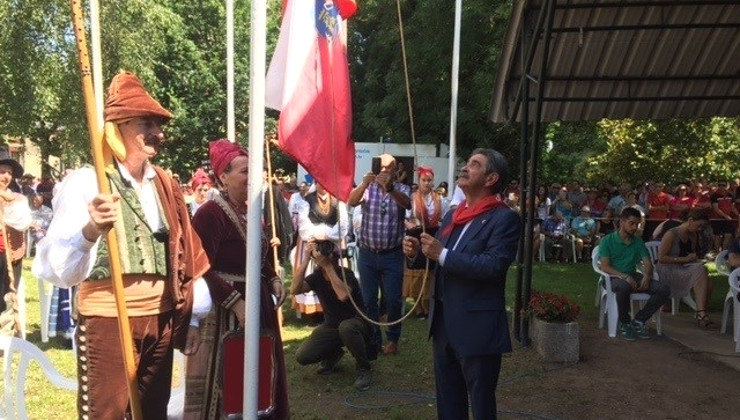 Miguel Ángel Revilla durante el acto institucional del Día de Cantabria