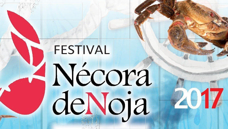 Detalle del cartel del Festival de la Nécora de Noja