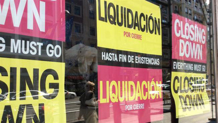 Las empresas cerradas en Cantabria aumentan un 19%