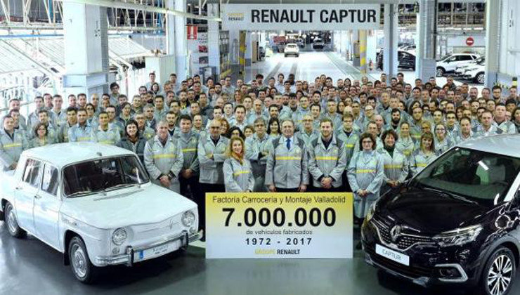 La planta de Renault en Valladolid alcanza los 7 millones de unidades