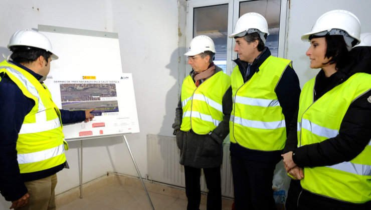 La alcaldesa Gema Igual y el ministro de Fomento han visitado las obras