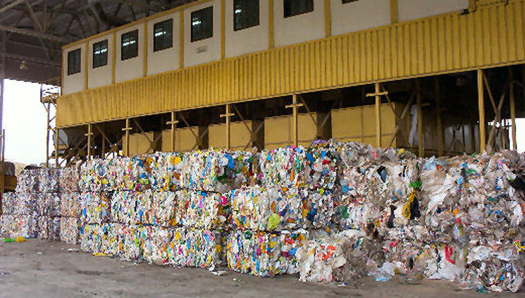 Planta de reciclaje de Alhendín, en Granada. Foto: Junta de Andalucía