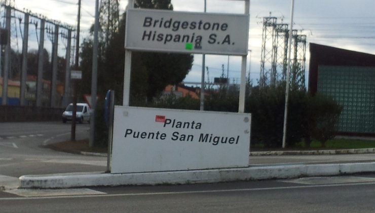 Fábrica de Bridgestone en Puente San Miguel