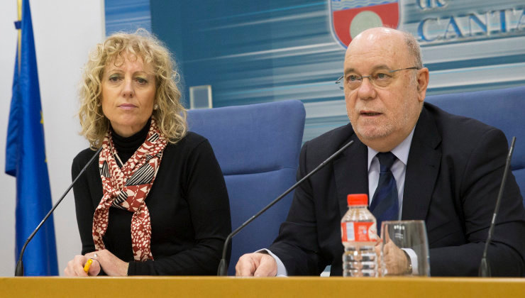 Eva Díaz Tezanos y Juan José Sota durante su intervención de este viernes