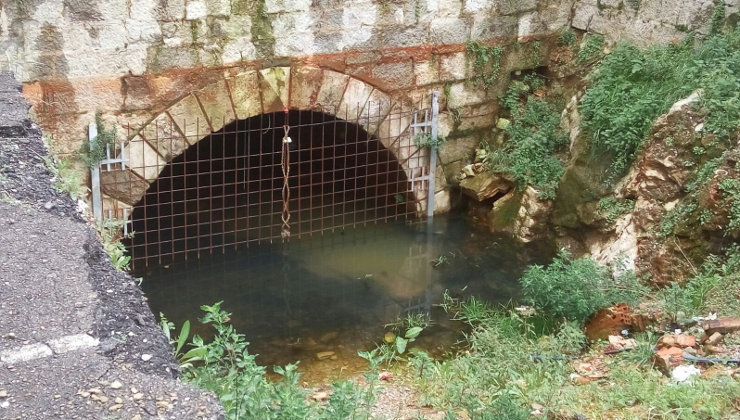 Estado actual del antiguo túnel de Tetuán
