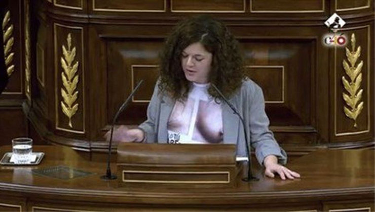 La diputada asturiana de Podemos Sofía Castañón. Foto: Twitter