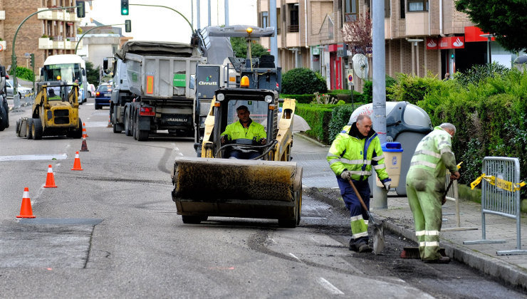 Trabajos de asfaltado en Santander