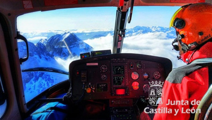 Helicóptero de rescate de Castilla y León