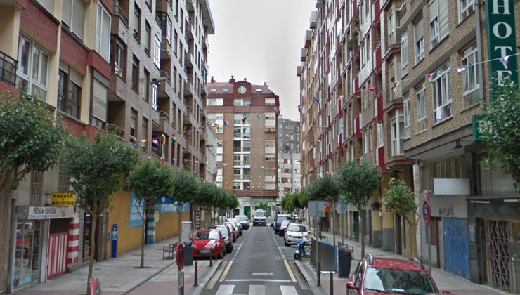 Calle Federico Vial en Santander. Foto: Google Maps