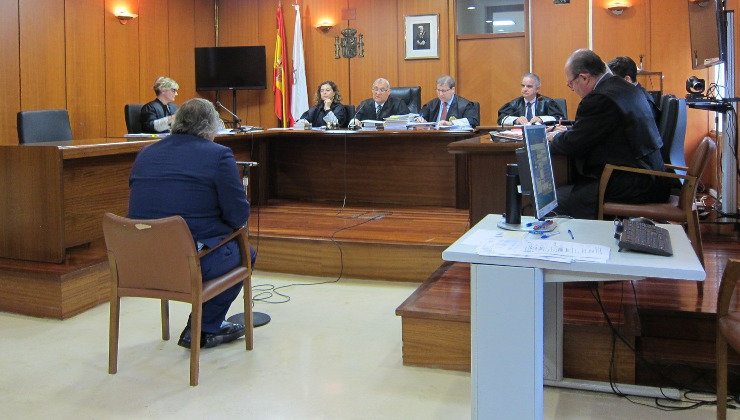 El expresidente de CEOE Cantabria, Miguel Mirones, durante el juicio