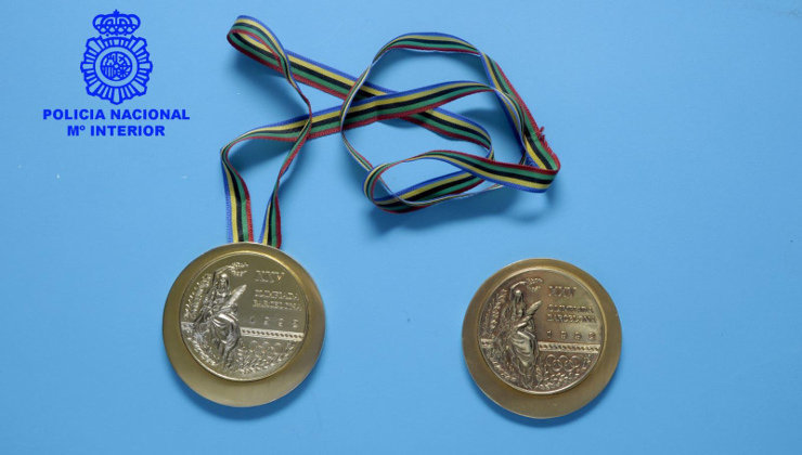 Medallas olímpicas robadas del Museo del Deporte de Santander