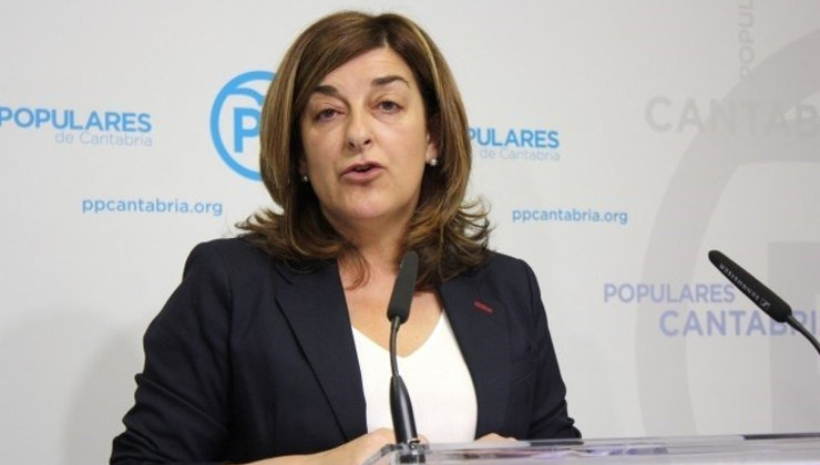 La presidenta del PP en Cantabria, María José Sáenz de Buruaga