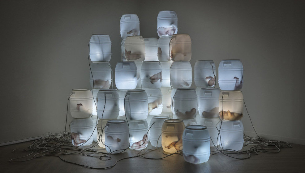 Obra de la exposición &#39;Cuerpos de luz&#39;, de Paloma Navares