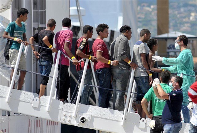 Menores migrantes a su llegada a España