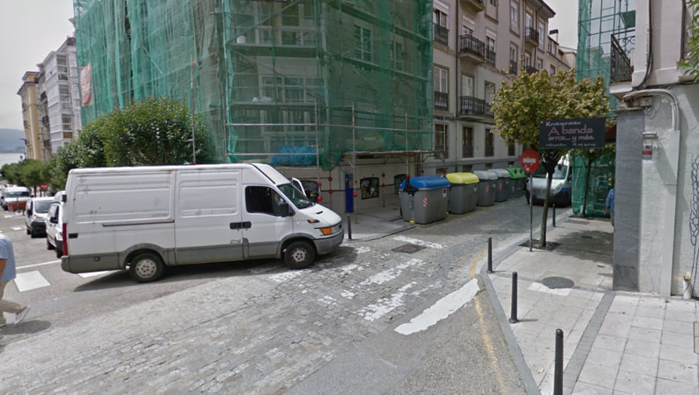 Intersección entre las calles Peña Herbosa y Gándara de Santander, ambas de un único sentido | Foto: Google Maps