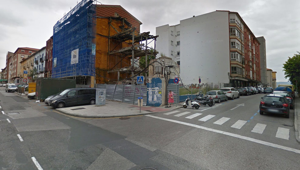 Esquina de la calle Alta con la calle Argentina de Santander. Foto: Google Maps