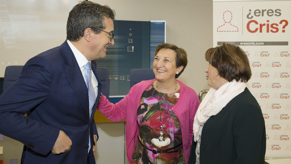 Javier Crespo, María Luisa Real y Ana Rumayor