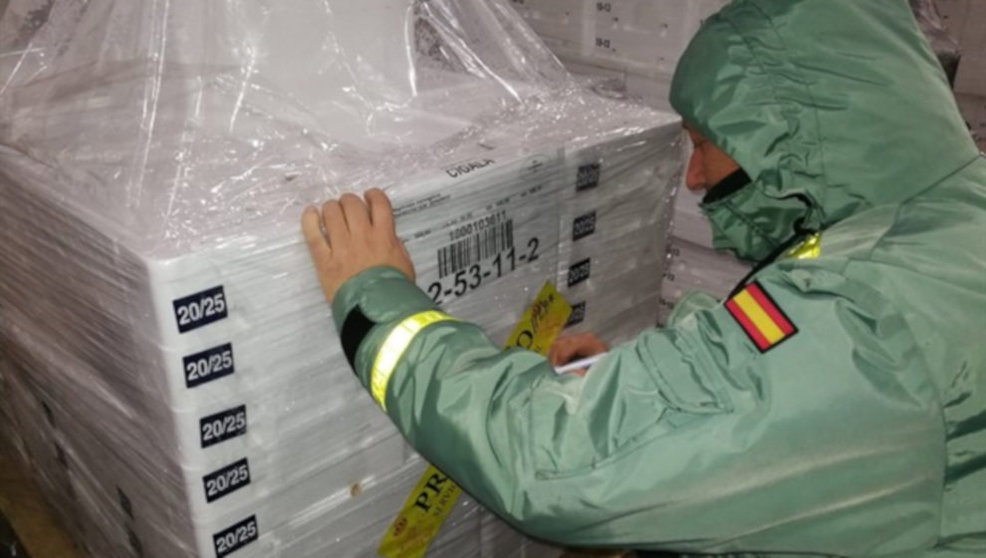 La Guardia Civil ha intervenido más de 150 toneladas de cigala