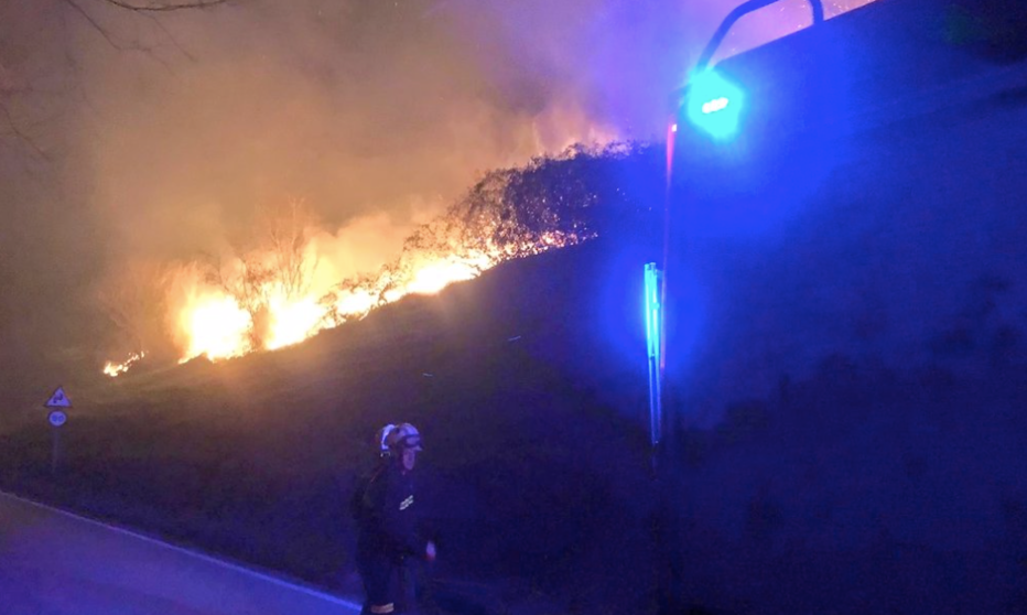 Incendio en Labarces | Foto: 112