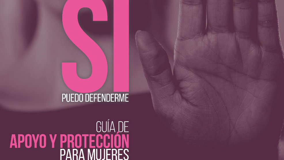 Detalle del cartel de la Guía de Apoyo y Protección para Mujeres