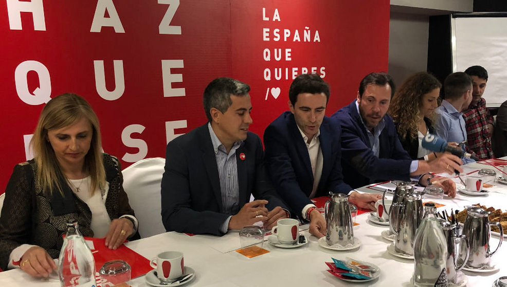 Óscar Puente, durante el acto del PSOE | Foto: edc