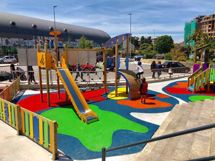 Parque infantil en Santander