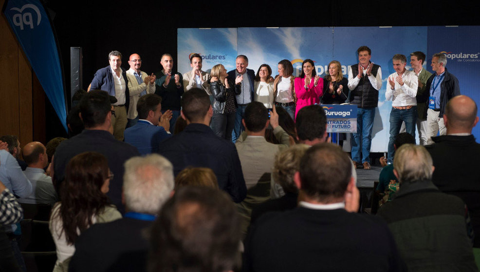 El equipo del PP tras las elecciones autonómicas de 2019