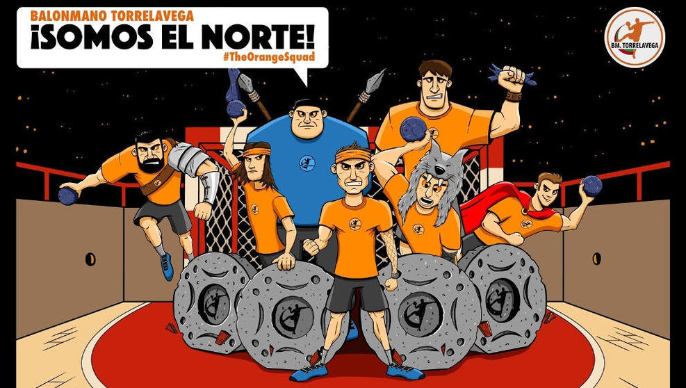 Imagen de la campaña de abonados del BM Torrelavega