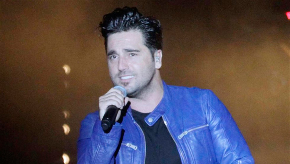 El cantante David Bustamante ha vuelto a suspender un concierto