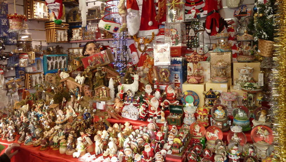 Puesto del Mercadillo de Navidad de Santander