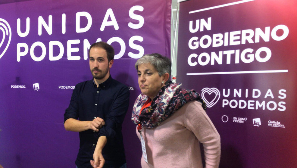 Luis del Piñal y Leticia Martínez, candidatos de Unidas Podemos al Congreso de los Diputados por Cantabria