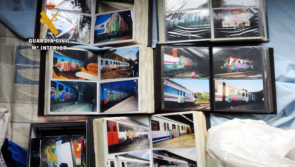 Fotos de los grafitis de los trenes