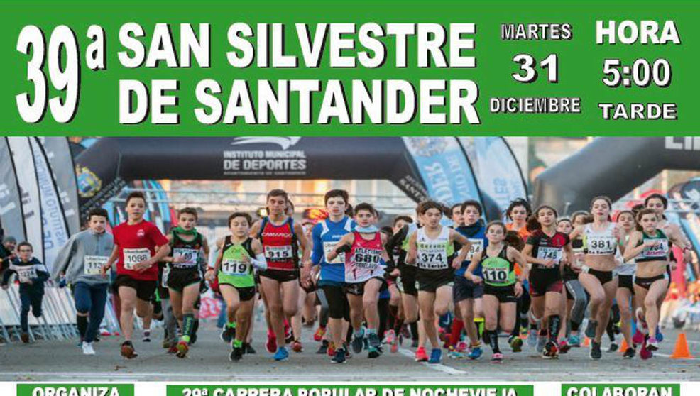 Imagen promocional de la San Silvestre de Santander