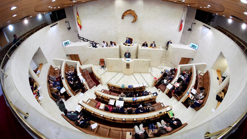 Pleno del Parlamento de Cantabria