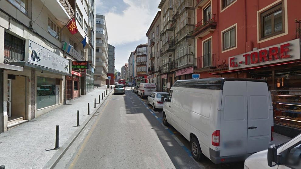 Un punto de la calle Santa Lucía de Santander | Foto: Google Maps