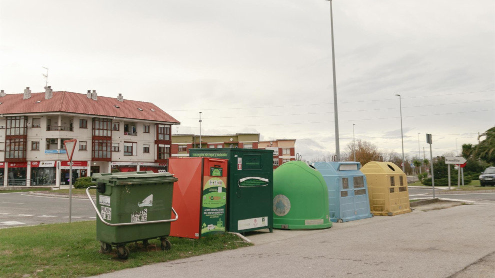 Contenedores de basura en Polanco