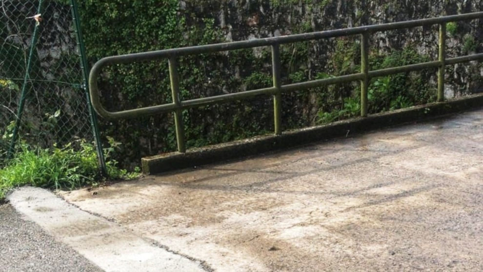 Puente del ferial de Beranga reparado